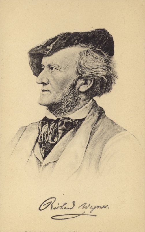 Portret Ryszarda Wagnera autorstwa German School