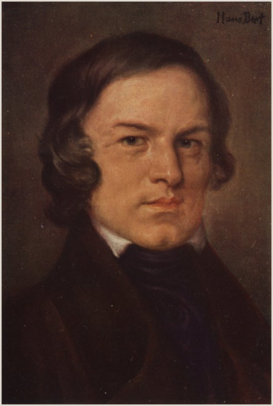Portret Roberta Schumanna autorstwa German School