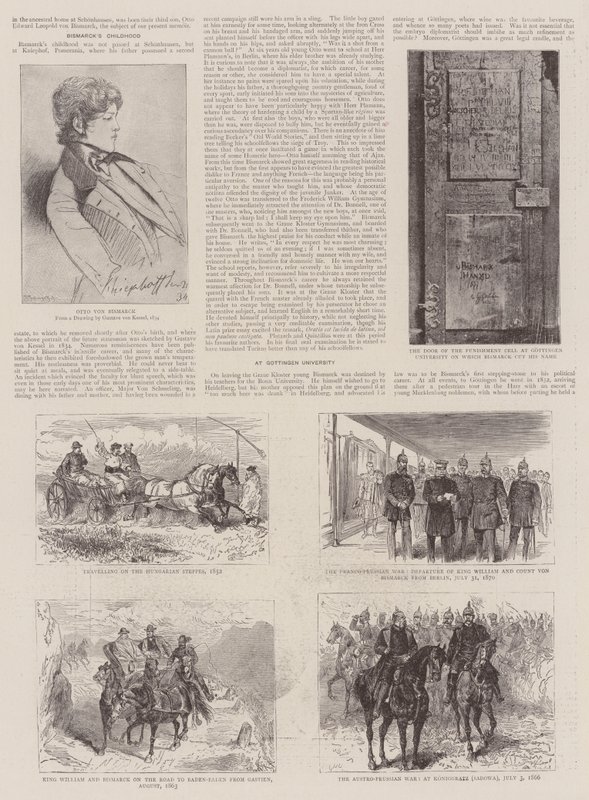 Książę Bismarck (grafika) autorstwa German School