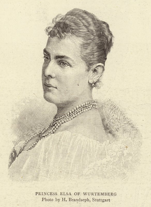 Księżniczka Elsa z Wirtembergii autorstwa German School