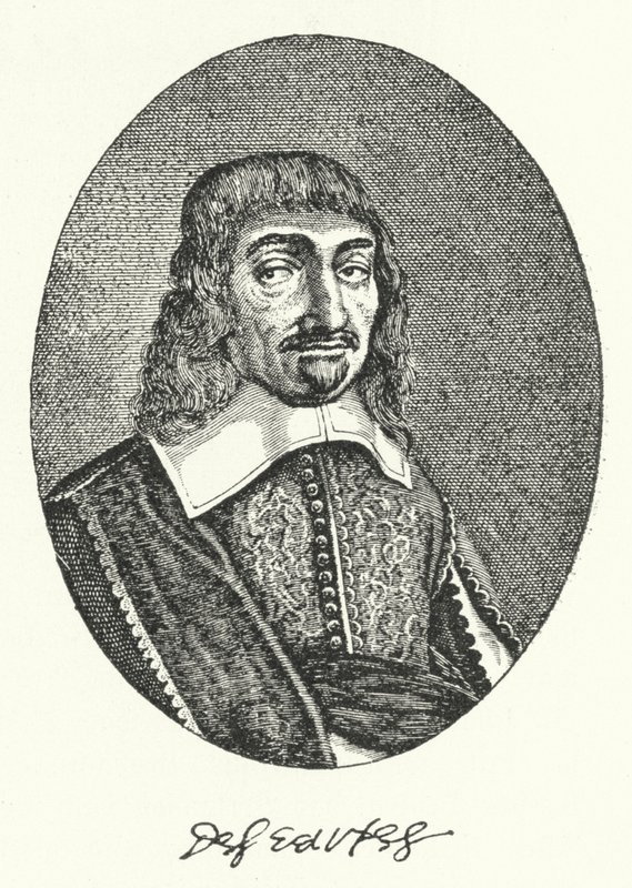 Rene Descartes, francuski filozof (grafika) autorstwa German School