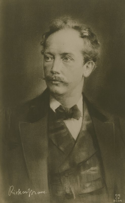 Richard Strauss, niemiecki kompozytor (grawiura) autorstwa German School
