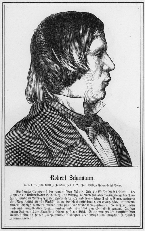 Robert Schumann (Grawerowanie) autorstwa German School