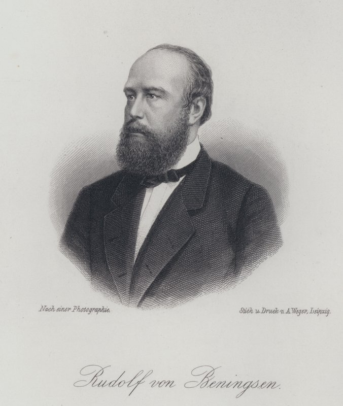 Rudolf von Bennigsen, niemiecki polityk (grafika) autorstwa German School