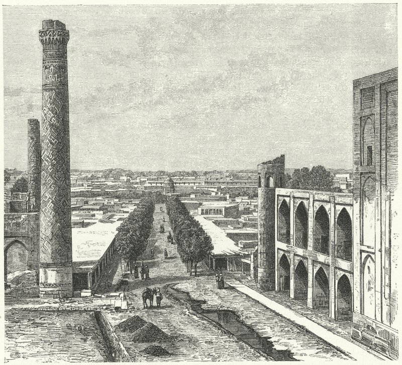 Samarkanda (grawerowanie) autorstwa German School