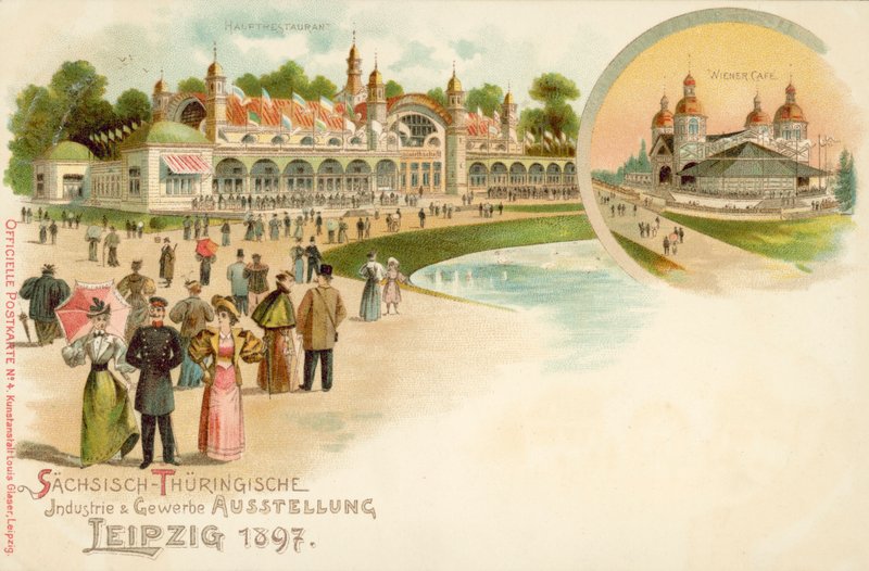 Wystawa Handlowo-Przemysłowa Saksonii i Turyngii w Lipsku, Niemcy autorstwa German School