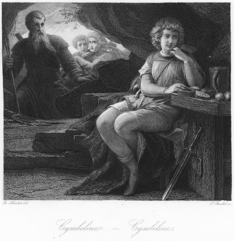 Scena z cymbeliny autorstwa German School