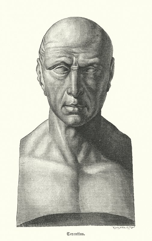 Terence, rzymski dramaturg (grafika) autorstwa German School