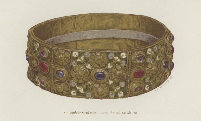 Żelazna Korona Lombardii (kolor lito) autorstwa German School