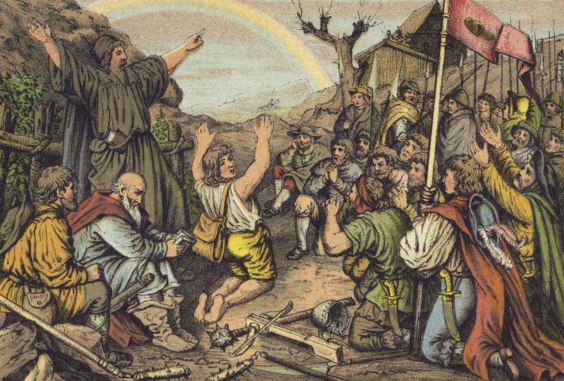 Bunt chłopski (chromolitho) autorstwa German School