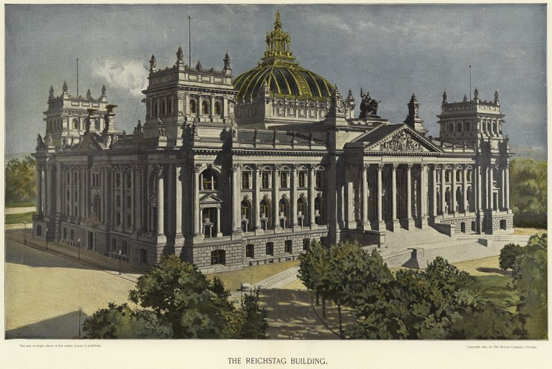 Budynek Reichstagu w Berlinie autorstwa German School