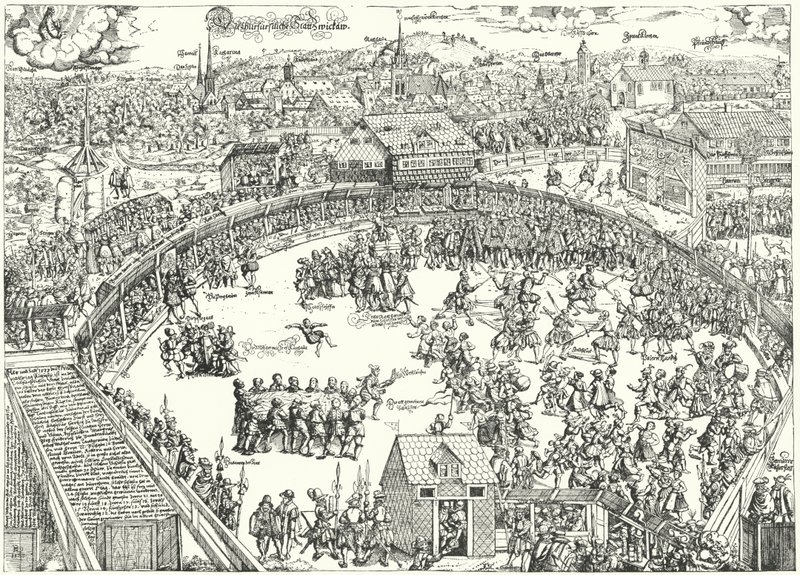 Turniej w Zwickau, sierpień 1573 autorstwa German School