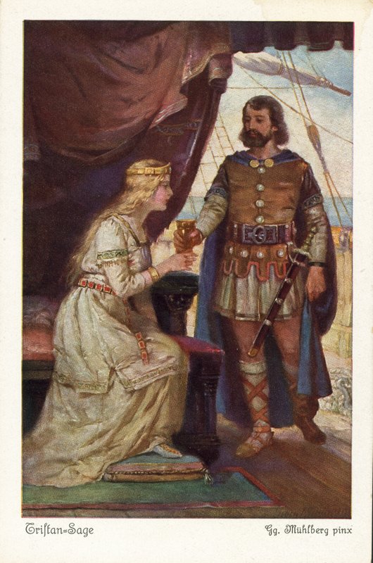 Tristan ręce Isolde eliksir miłości (kolor lito) autorstwa German School