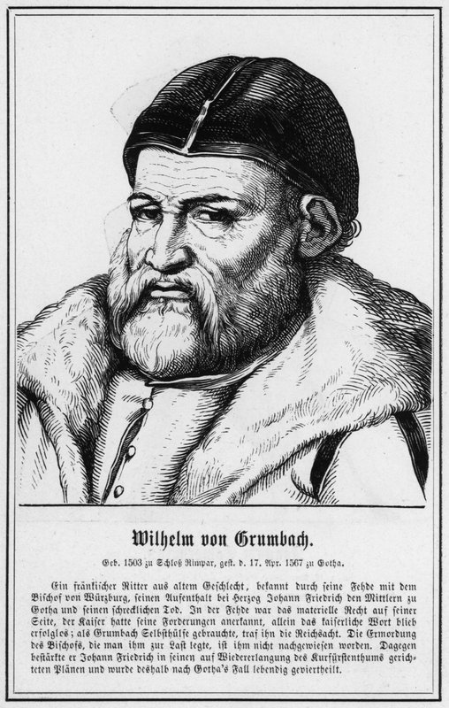 Wilhelm von Grumbach (grafika) autorstwa German School