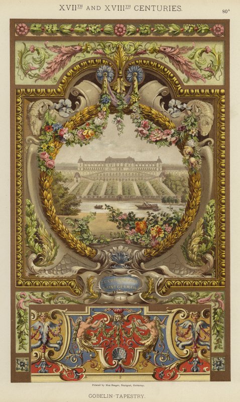 XVII i XVIII wiek, Gobelin-Gobelin (kolor lito) autorstwa German School