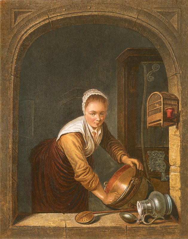 Menażerowie autorstwa Gerrit Dou
