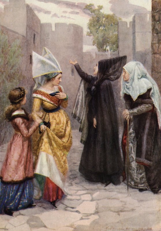 Sztuka Williama Szekspira: Ryszard III (kolorowa litografia) autorstwa Gertrude E. Demain (after) Hammond