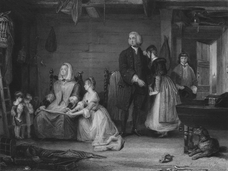 Wikary z Wakefield autorstwa Gilbert Stuart after Newton