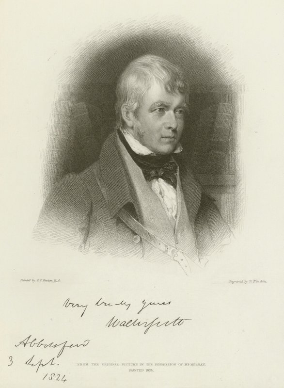Sir Walter Scott autorstwa Gilbert Stuart Newton