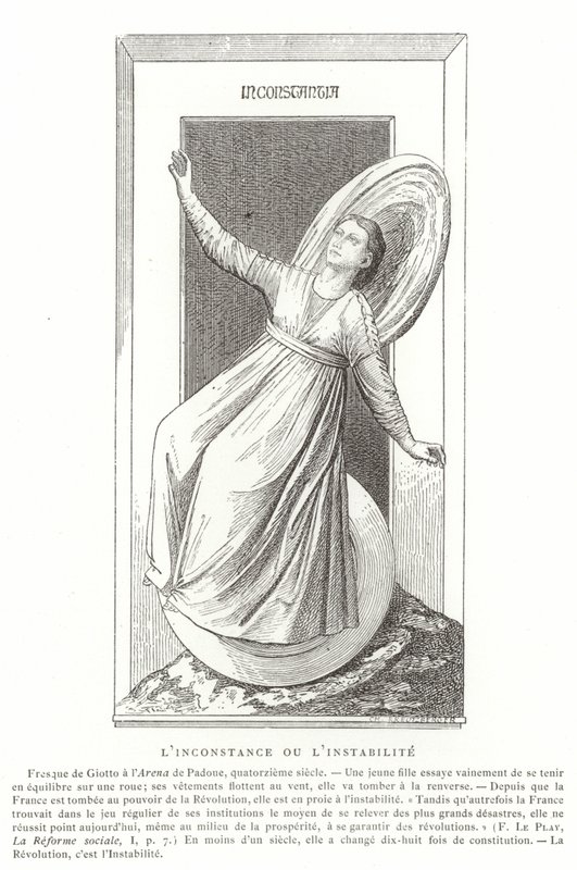 Niestałość autorstwa Giotto di Bondone