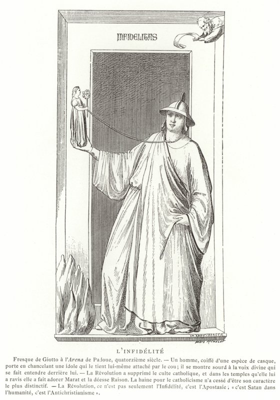 Niewierność autorstwa Giotto di Bondone