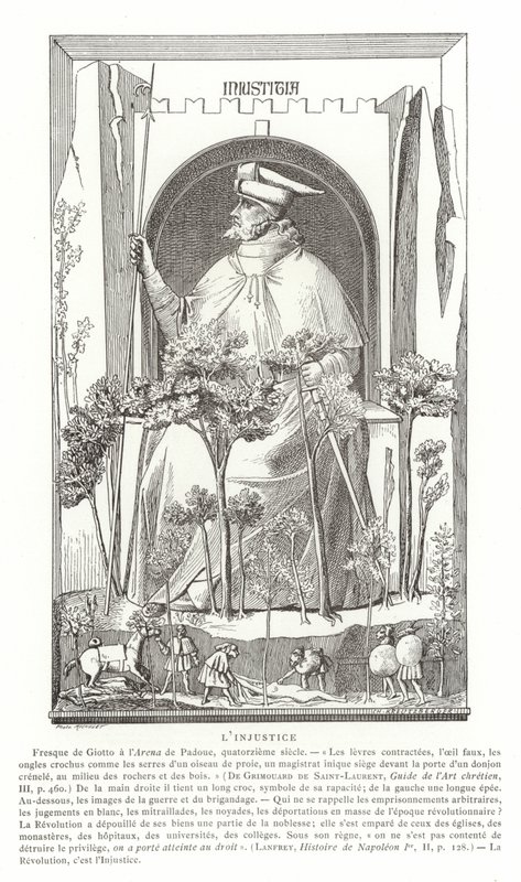 Niesprawiedliwość autorstwa Giotto di Bondone