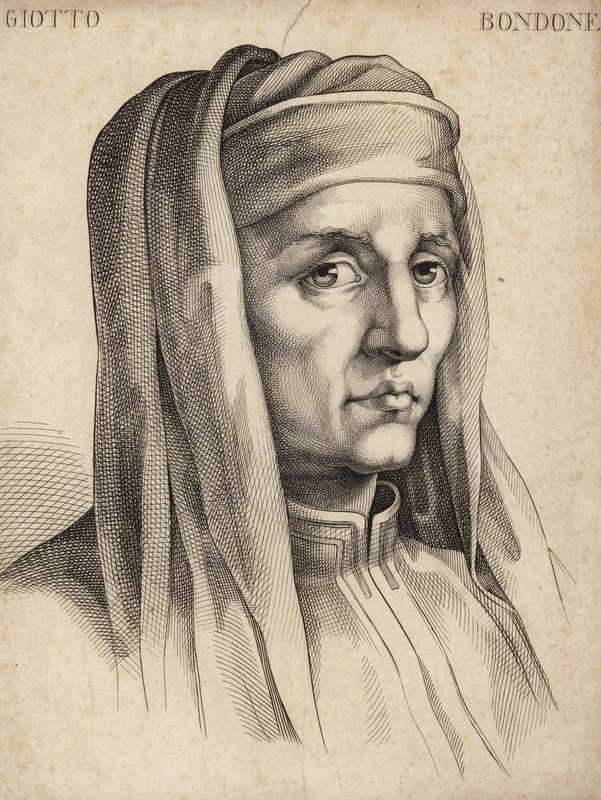 Giotto di Bondone, włoski malarz i architekt autorstwa Giotto di Bondone