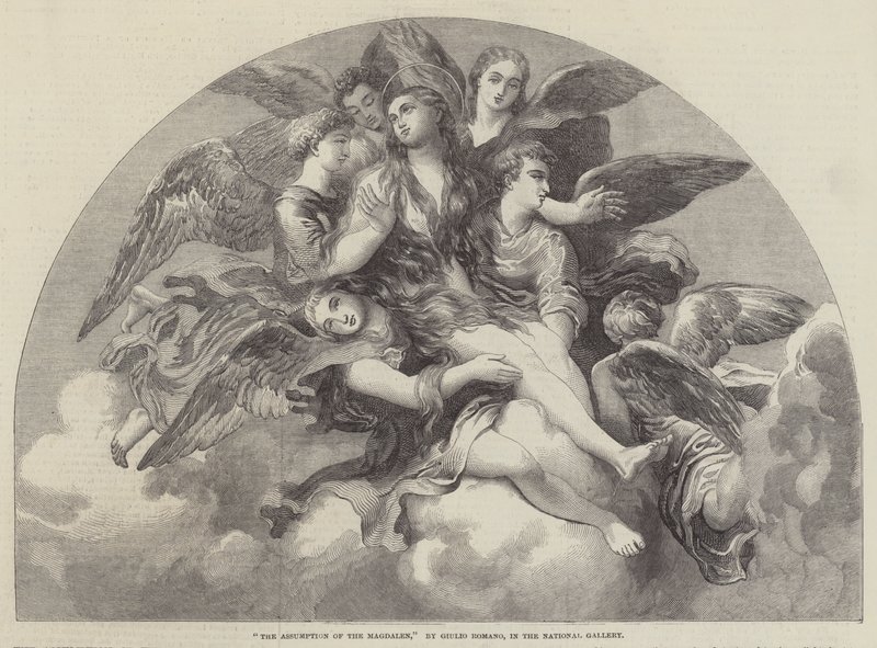 Wniebowzięcie Magdaleny autorstwa Giulio Romano