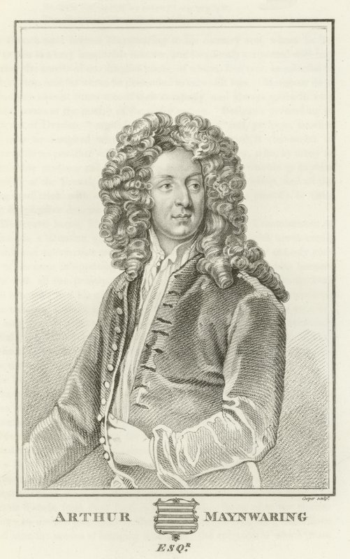 Arthur Maynwaring, Esquire autorstwa Godfrey Kneller