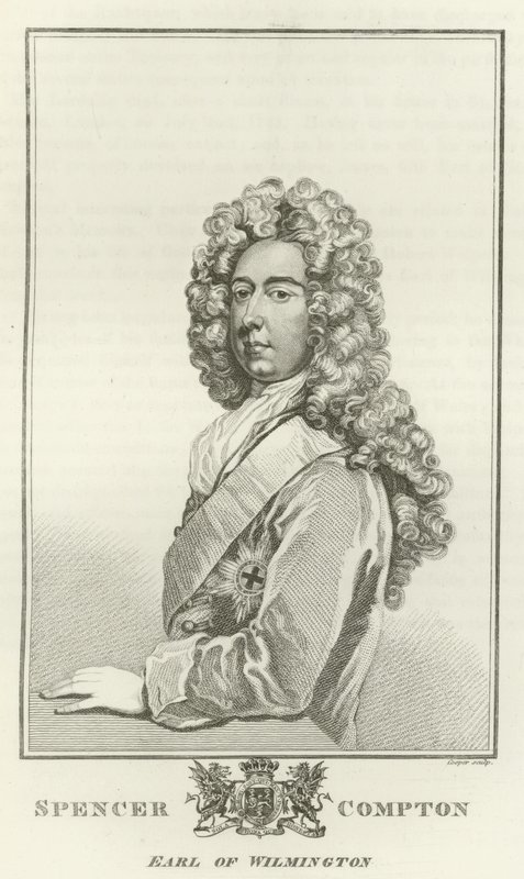 Spencer Compton, hrabia Wilmington autorstwa Godfrey Kneller