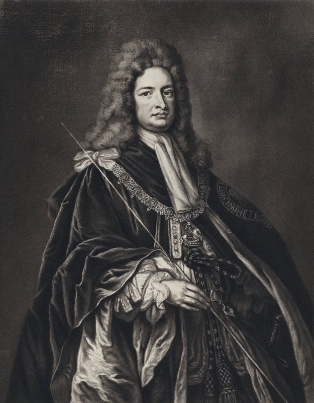 Robert Harley, hrabia Oxfordu (lito) autorstwa Godfrey (after) Kneller