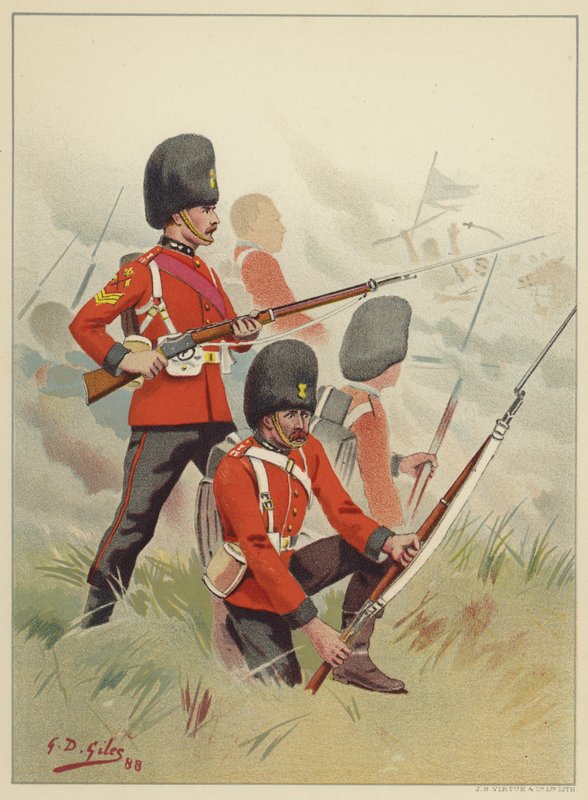 87., Princess Victorias (Królewscy Fizylierzy Irlandzcy) autorstwa Godfrey Douglas Giles