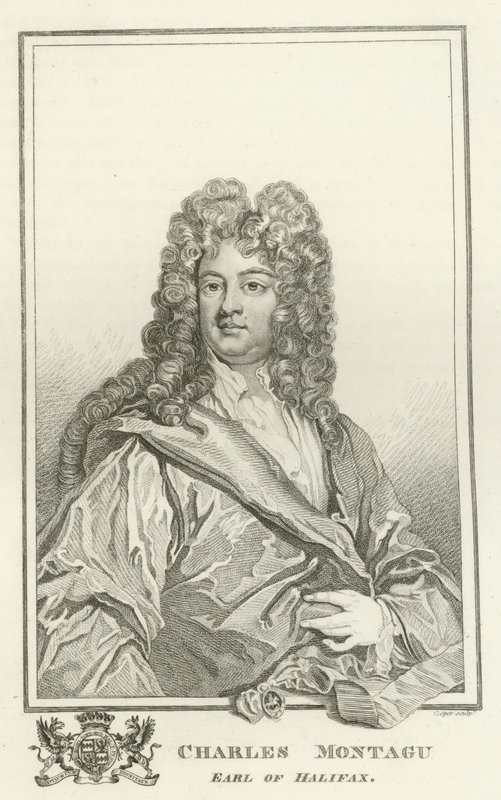 Charles Montagu, hrabia Halifax autorstwa Godfrey Kneller