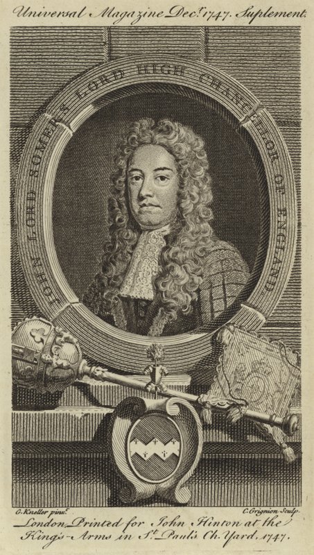 John Lord Somers, Lord Wysoki Kanclerz Anglii autorstwa Godfrey Kneller