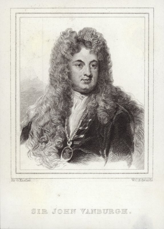 John Vanbrugh autorstwa Godfrey Kneller