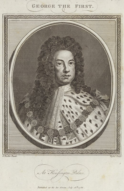Król Jerzy I z Wielkiej Brytanii i Irlandii autorstwa Godfrey Kneller