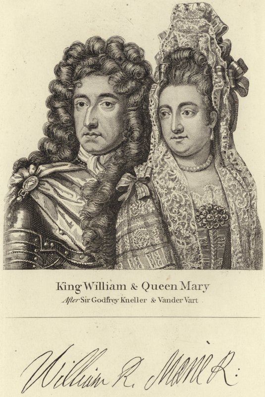 Król William i królowa Maria autorstwa Godfrey Kneller