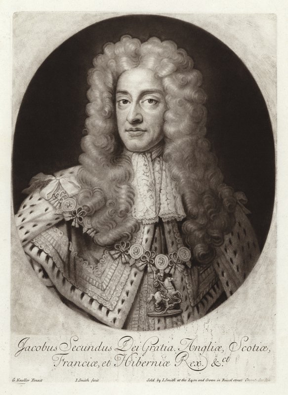 Portret króla Jakuba II Anglii i Irlandii autorstwa Godfrey Kneller