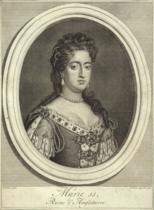 Portret królowej Marii II z Anglii, Szkocji i Irlandii autorstwa Godfrey Kneller