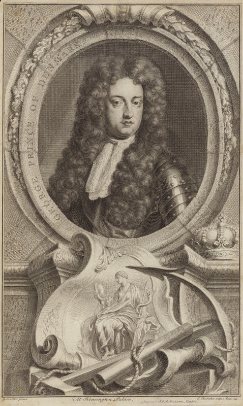 Książę Danii i Norwegii Jerzy autorstwa Godfrey Kneller