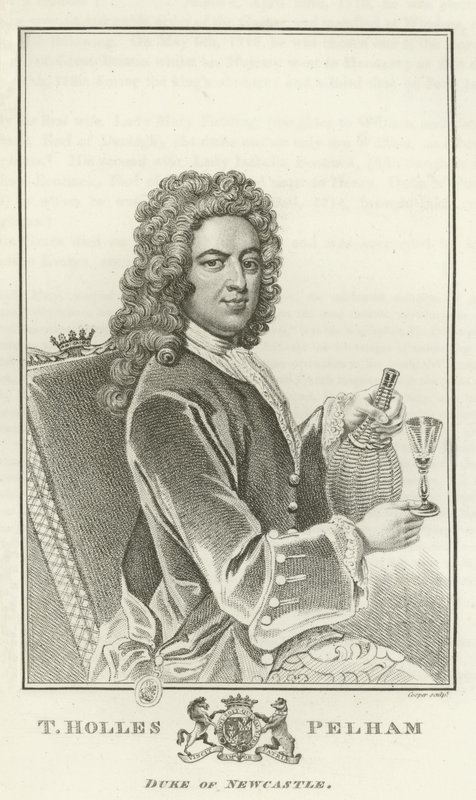 Thomas Holles Pelham, książę Newcastle autorstwa Godfrey Kneller