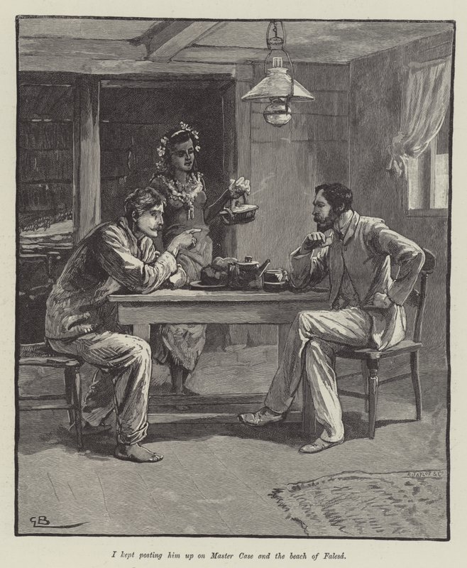 Uma, czyli plaża Falesa, Robert Louis Stevenson autorstwa Gordon Frederick Browne