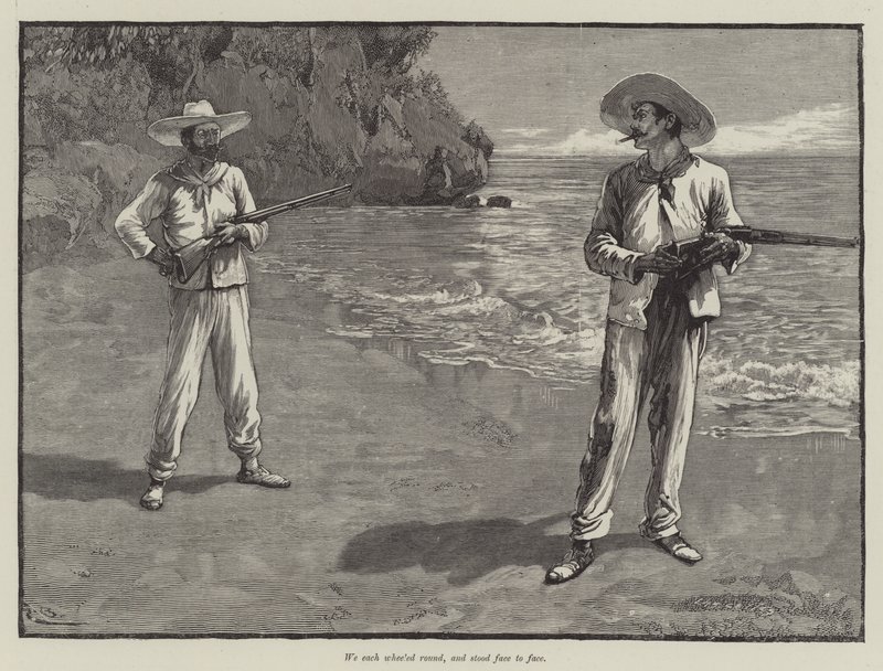 Uma, czyli plaża Falesa, Robert Louis Stevenson autorstwa Gordon Frederick Browne