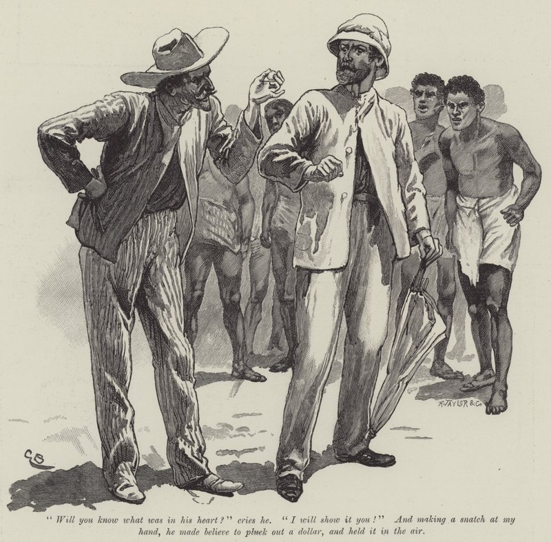 Uma, czyli plaża Falesa, Robert Louis Stevenson autorstwa Gordon Frederick Browne