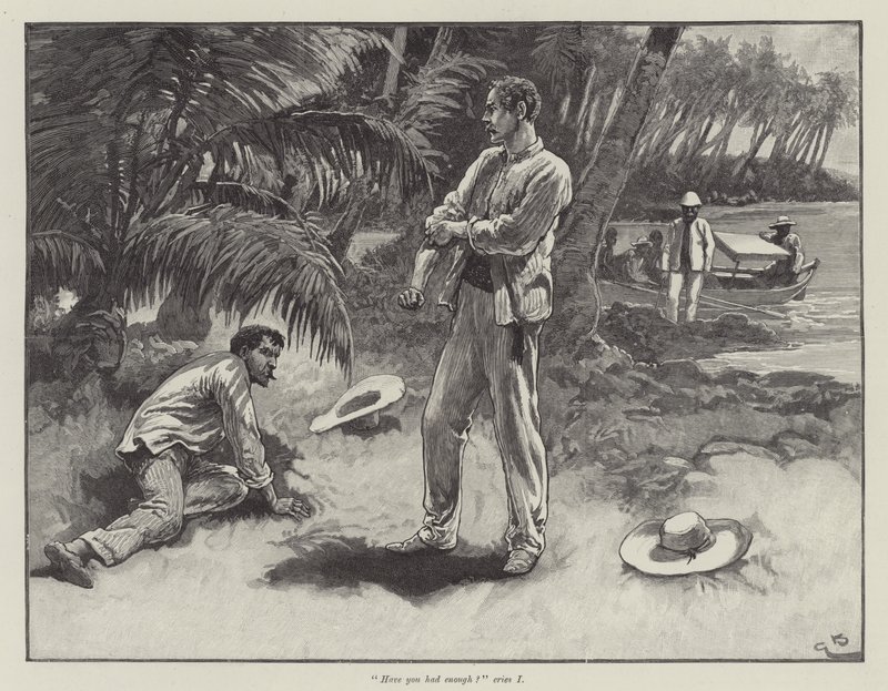 Uma, czyli plaża w Falesie - Robert Louis Stevenson autorstwa Gordon Frederick Browne
