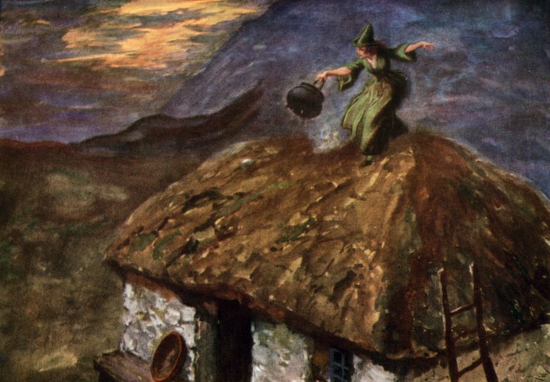 Ilustracja do Opowieści o kotle autorstwa Gordon Frederick after Browne
