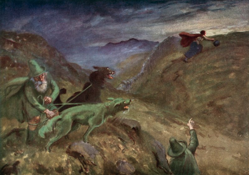 Ilustracja do Opowieści o kotle autorstwa Gordon Frederick after Browne