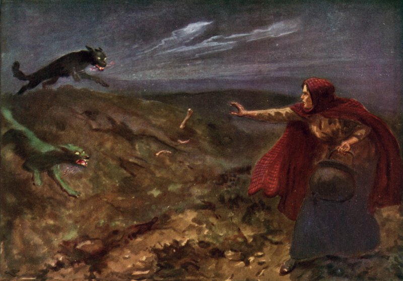 Ilustracja do Opowieści o kotle autorstwa Gordon Frederick after Browne