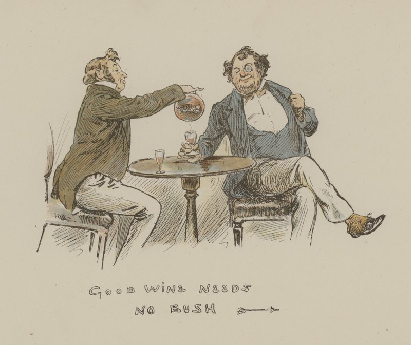 Dobre wino nie potrzebuje krzaków autorstwa Gordon Frederick Browne