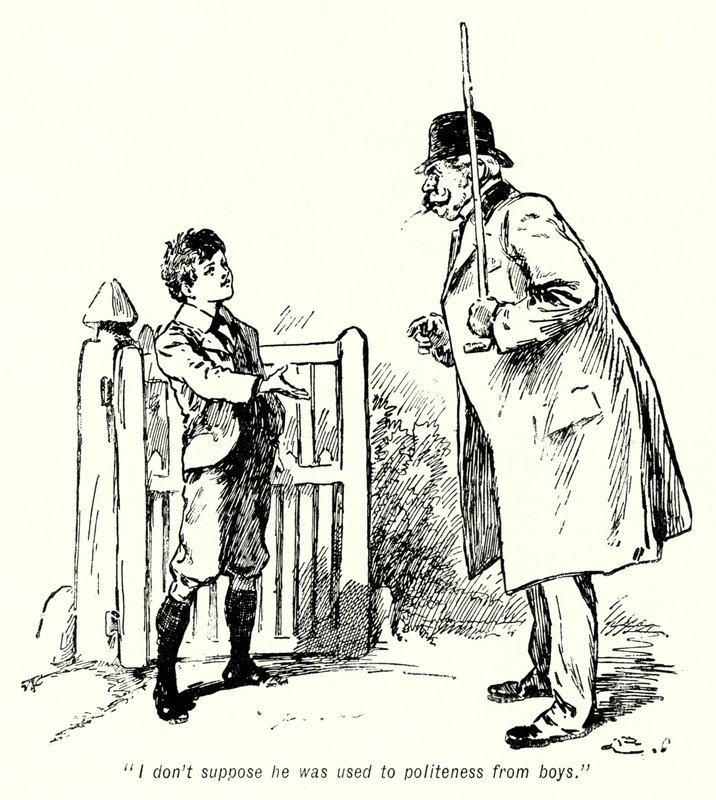 Ilustracja do Historii Poszukiwaczy Skarbów autorstwa E Nesbita (lito) autorstwa Gordon Frederick Browne